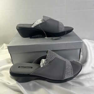 Good Choice Damita Gray Women's Comfort Shoes Size 7.5 New In Box Rhinestone